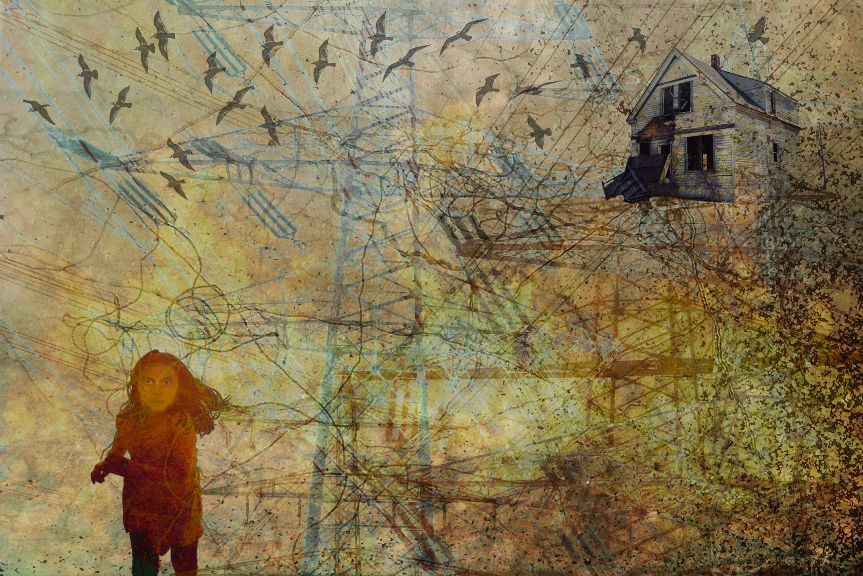 Beate C. Koehler | DESTRUCTION | 2021 | multi-layer photo collage